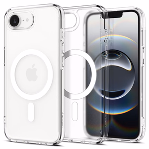 Spigen Ultra Hybrid MagSafe Case for iPhone 16e / 17e - White, Translucent