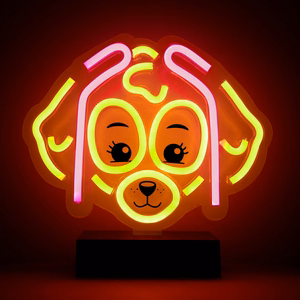 Neon LED jalustalla Paw Patrol - Skye OW-120546