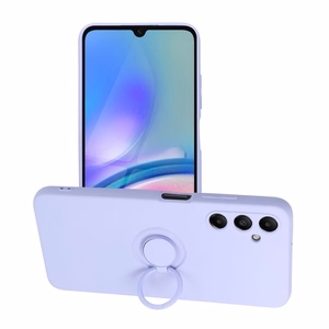 Silikoninen Suojakuori Renkaalla Samsung A05S:lle violetti