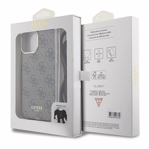 Guess Crossbody Cord 4G Print -suojakuori iPhone 15 Pro Maxille - ruskea