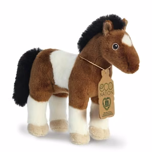Eco Nation ympäristöystävällinen Paint Horse -hevospehmolelu, 23 cm