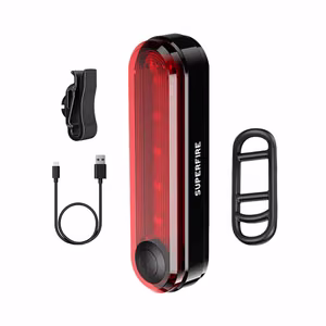 Superfire BTL01 takapolkupyörävalo, USB, 230mAh