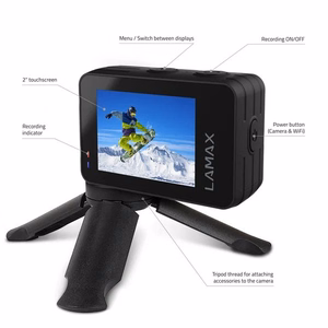 LAMAX W9.2 4K Wi-Fi -toimintakamera, 20 Mpx