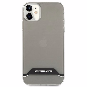 AMG Electroplate Black&White Suojakuori iPhone 11 / XR 6.1":lle - läpinäkyvä