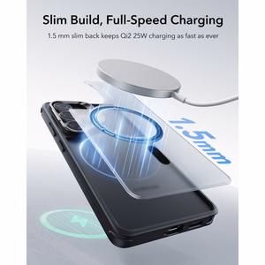 ESR Classic Hybrid Kickstand MagSafe Suojakuori Samsung Galaxy S26 Ultralle - Musta