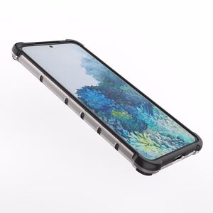 Honeycomb tapauksessa panssaroitu suojus geelirunko Samsung Galaxy S22 + (S22 Plus) sininen