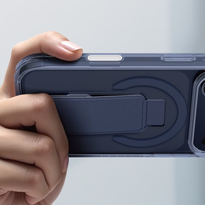 AmazingThing Titan Pro Holder Suojakuori iPhone 17 Pro Max:lle MagSafe-yhteensopiva - sininen