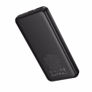 Borofone Power Bank 10000mAh BJ80 Clever - 2xUSB + Type C - QC 3.0 22,5W PD 20W black