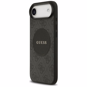 Guess 4G Circle Classic Logo MagSafe Suojakuori iPhone Airille - musta