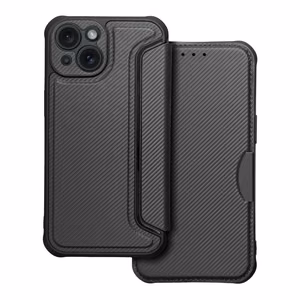 RAZOR-kirjakuori IPHONE 15 musta