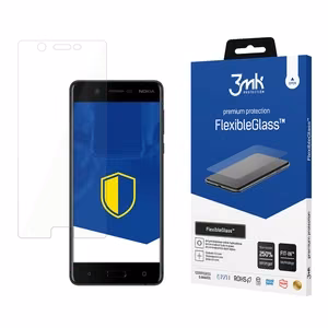 Nokia 5 – 3mk FlexibleGlass puhelimen näytönsuoja