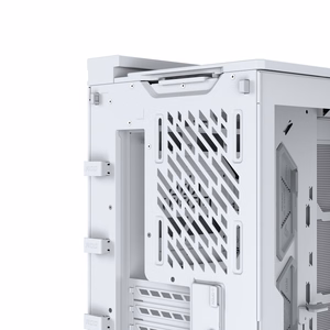 ASUS ROG CRONOX GR801 CURVE TG ARGB -keskikokoinen tornikotelo, valkoinen