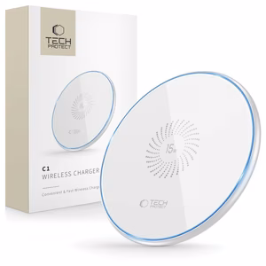 Tech-Protect QI15W-C1 induktiivinen laturi 15W - valkoinen