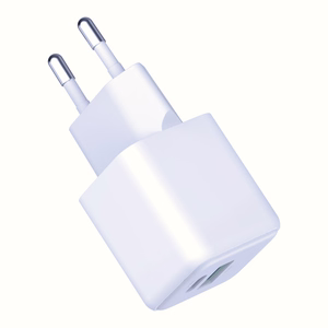 Valkoinen 3mk Hyper GaN -seinälaturi, 20 W, QC4+/PD/PPS, USB 1A1C, EU
