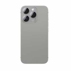 AmazingThing Aviation-Grade Alloy Karkaistu lasi Linssi iPhone 16 Pro / 16 Pro Max Kameran Linssille - harmaa