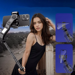 Blavec Selfie Stick Aluminium Fusion P-10 Gimbal tripod + remote control 1 metre (SSFP10G-TRB10) black