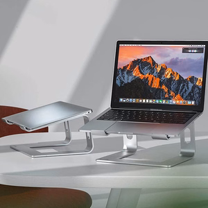 Crong AluBench aluminium laptop stand, silver