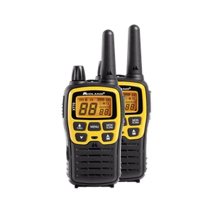 MIDLAND XT70 PMR-käsiradiopuhelimet kantolaukussa