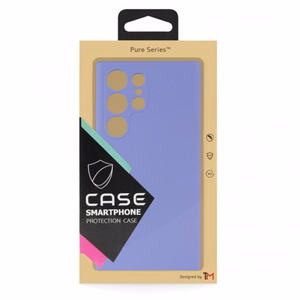 Puhelimen suojakuori TM Pure Silicone Samsung S916 S23 Plus / Elegant Purple / (Blister)
