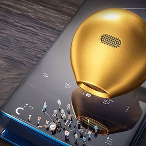 WEKOME YC05 Sakin Series wired in-ear headphones with 3.5 mm plug, gold