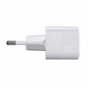 Green Cell PowerGaN 33W PD 3.0 QC 3.0 USB-laturi 1× USB-C, valkoinen