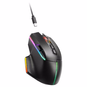 Mars Gaming MMWVECTOR optinen oikeakätinen hiiri, langaton RF, Bluetooth ja USB Type-A, 12000 DPI