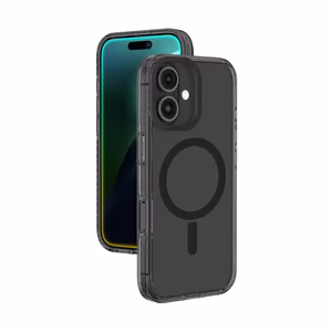 AmazingThing Titan Pro Mag Suojakuori Magneettisella Renkaalla iPhone 16:lle - musta