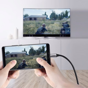 UGREEN HDMI–USB-C -kaapeli 4K 60 Hz 1,5 m musta-harmaa