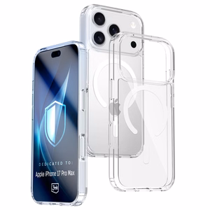 3mk Armor MagCase iPhone 17 Pro:lle - Läpinäkyvä