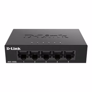 D-Link DGS-105GL/E hallitsematon pöytämallinen gigabittikytkin, 5 kupariporttia, 60 kuukauden takuu