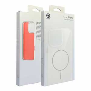 Suojakuori iPhone 16 PLUS:lle Glossy Mag Cover MagSafe-yhteensopiva valkoinen