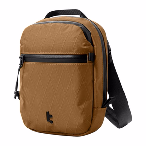 TOMTOC Aviator-T37 matkalaukku olkahihnalla X-Pac 1.3L (ruskea)