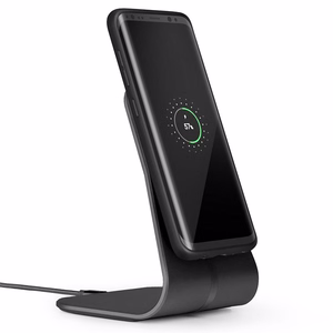 XVIDA Fast Charging wireless desk stand for Samsung Quick Charge 2.0, black
