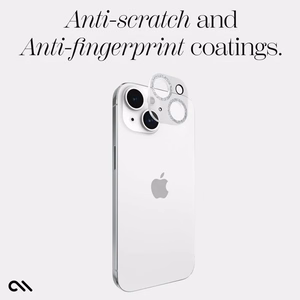 Case-Mate Sparkle Lens Protector tempered-glass camera-lens protector for iPhone 15 / 15 Plus, Twinkle pattern