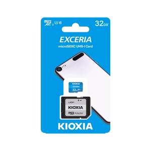 Kioxia microSD 32 GB UHS-I U1 -muistikortti sovittimella