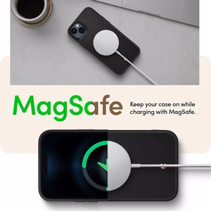 Spigen Cyrill Kajuk Mag kotelo MagSafella iPhone 14 Plus -puhelimelle - Musta