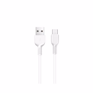Hoco USB-A - USB-C -kaapeli 2,4A 1 m X20 valkoinen