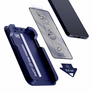 9H panssarilasi 3mk HardGlass Max Privacy -tietosuojasuodattimella iPhone 15 Pro:lle