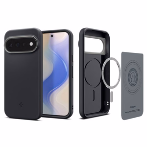 Spigen Nano Pop MagSafe -suojakuori Google Pixel 11 Pro XL -mallille, musta-harmaa
