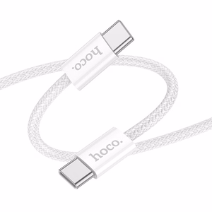 Hoco X104 USB-C – USB-C Kaapeli 60W 2,0 m, valkoinen
