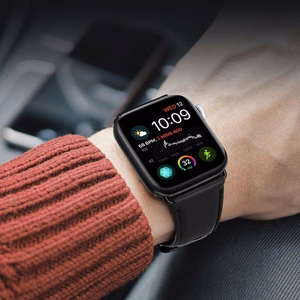 Hihna Dux Ducis Business Series Apple Watch 42/44/45/49mm musta