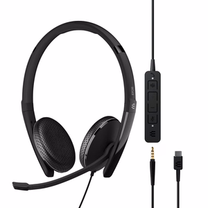 EPOS ADAPT 165T USB-C II kuulokkeet mustat