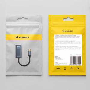Adapter Wozinsky (WACH-01) USB-C to HDMI 4K silver
