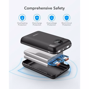 VEGER varavirtalähde 20000 mAh PD QC3.0 2A 22,5W S20 (W2053) musta