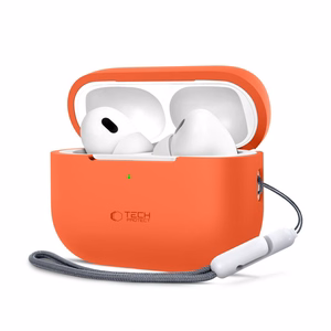 Tech-Protect Silikoninen Suojakuori Apple AirPods Pro 1 / 2:lle - oranssi