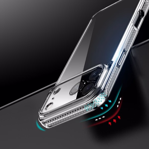 DUX DUCIS suojakuori CLIN iPhone 17 Pro Max:lle läpinäkyvä
