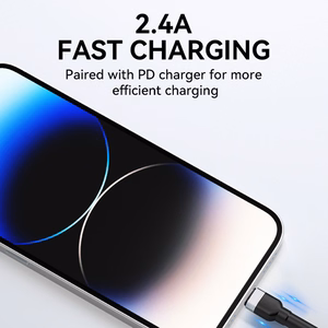 Wozinsky WNBAL1 USB-A / Lightning 2.4A kaapeli 1 m - musta