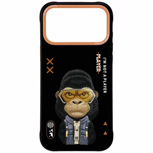 Nimmy Cool&Cute 2.0 Gorilla Suojakuori iPhone 17 Pro:lle - Musta