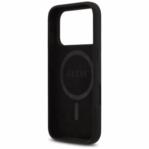 Guess Silikoninen MagSafe Suojakuori GUHMP17XSCTRLMK iPhone 17 Pro Max:lle - Musta