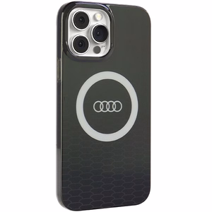 Audi IML Big Logo MagSafe Suojakuori iPhone 13 Pro Max:lle - musta